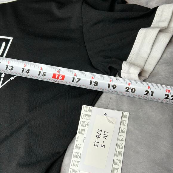 NEW Lularoe T Shirt Top Women Sm Runs Large Black White Medical Theme Comfy - Picture 6 of 7